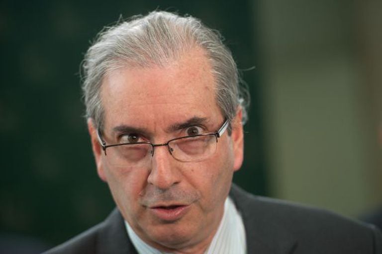 O presidente da Câmara, Eduardo Cunha.
