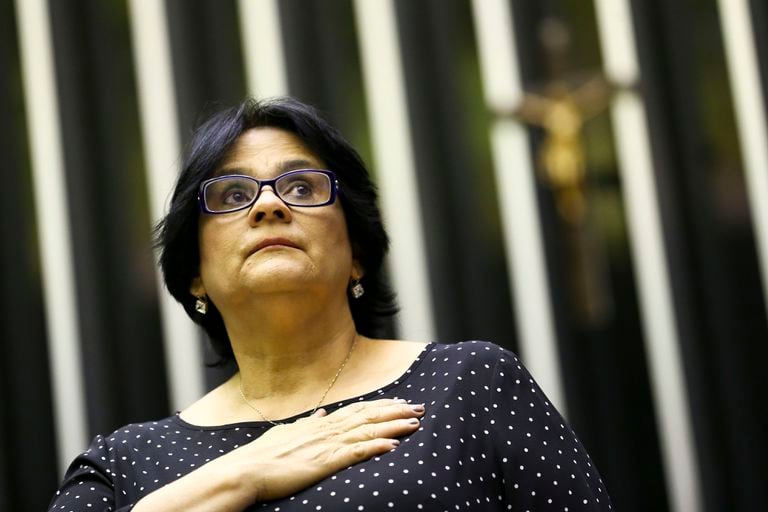 Damares Alves participa de celebração pelo Dia Nacional de Valorização da Família, em 21 de outubro de 2019.