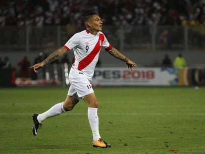 Guerreiro celebra um gol contra a Colômbia no dia 10 de outubro.