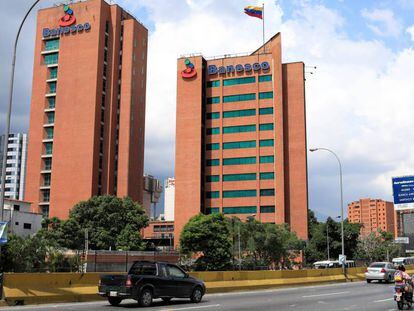 A sede de Banesco em Caracas.