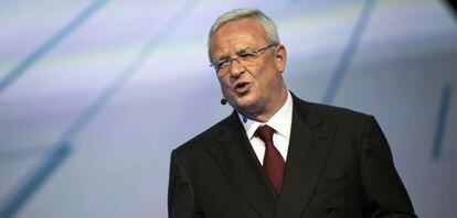 O CEO da VW, Martin Winterkorn, durante a feira do automóvel de Frankfurt, em 14 de setembro.