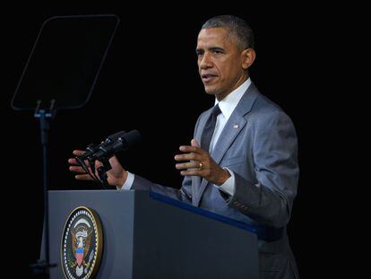 Barack Obama discursa nesta ter&ccedil;a, em Havana.