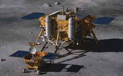 Sonda lunar chinesa 'Chang E3'.