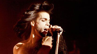 Prince em uma imagem de 1990.