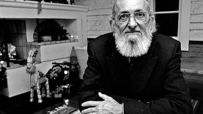 O educador Paulo Freire (1921-1997), em imagem publicada pelo Centro Cultural São Paulo.