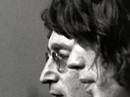 John Lennon e Mick Jagger.