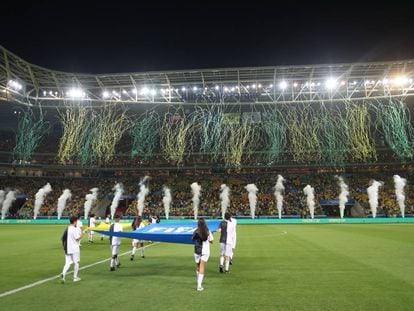 Allianz Parque no último jogo do Brasil nas eliminatórias, contra o Chile.