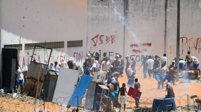 Confrontos na prisão de Alcaçuz, em Natal