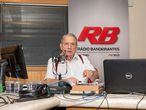 José Paulo de Andrade, 78, na Rádio Bandeirantes.