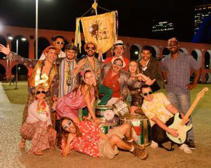 Fogo e Paixão, um dos blocos alternativos do Carnaval do Rio.
