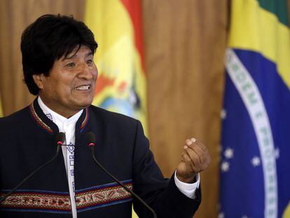 Evo Morales no dia 2 de fevereiro.