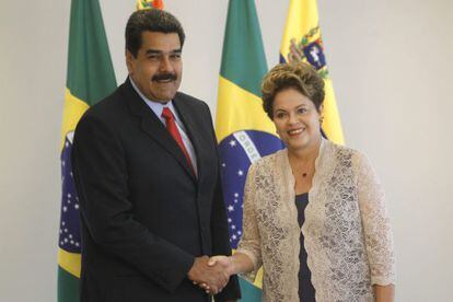 Maduro se reúne com Dilma após posse.
