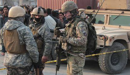 Soldados norte-americanos no Afeganistão, em 2015.