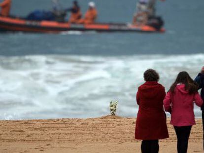 Praia de Meco, próxima a Lisboa, onde morreram os seis jovens universitários.