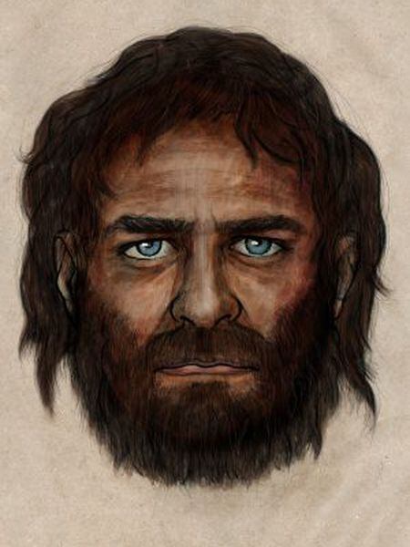Ilustração do caçador cujos restos, de mais de 7.000 anos, foram descobertos na na província espanhola de León.