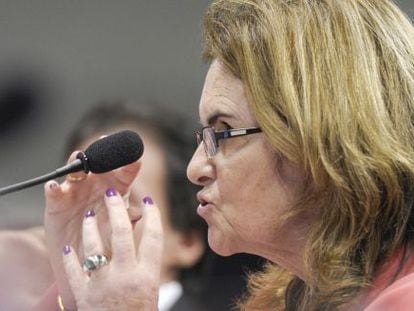 A presidenta da Petrobras, Gra&ccedil;a Foster.