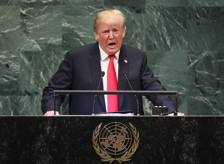 O presidente dos Estados Unidos, Donald Trump, dirige-se à Assembleia Geral da ONU nesta terça-feira em Nova York.