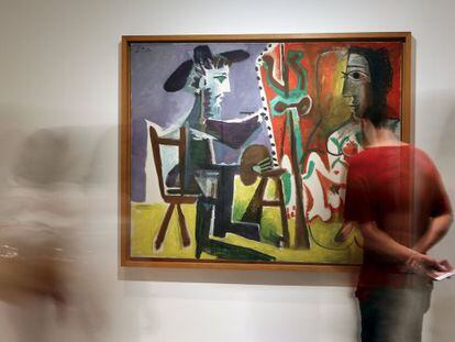 'O pintor e a modelo', de 1963, no CCBB.