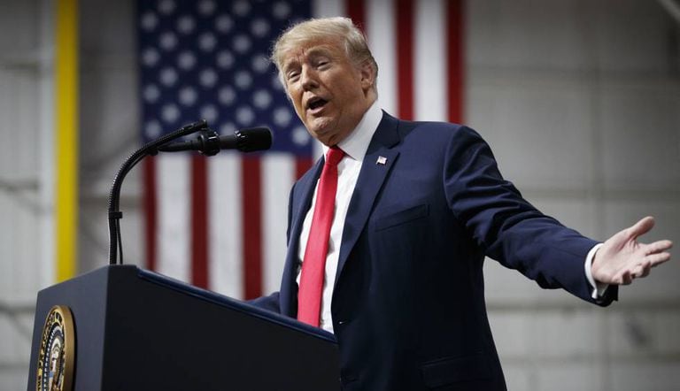Donald Trump, em um discurso na Pensilvânia.