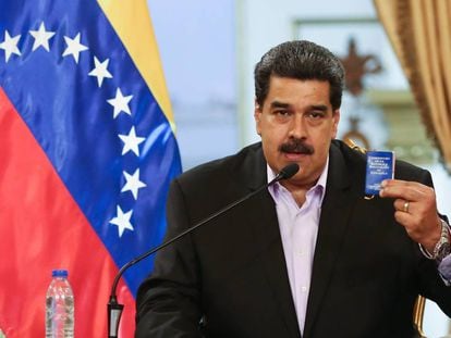 O presidente da Venezuela, Nicolás Maduro, em um pronunciamento nesta semana