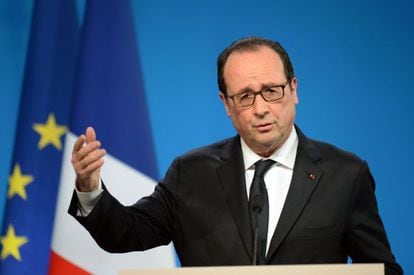 O presidente francês, François Hollande.