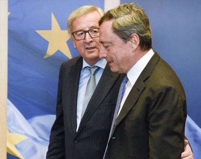 Jen-Pierre Juncker e Mario Draghi