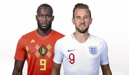 Lukaku e Harry Kane são as esperanças de gols para Bélgica e Inglaterra.