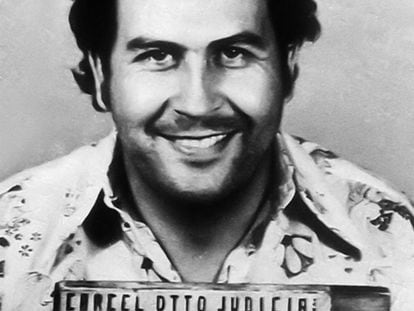 Registro policial de Pablo Escobar