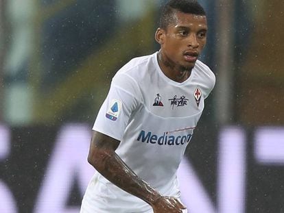Dalbert Henrique, lateral esquerdo brasileiro da Fiorentina, foi vítima de xingamentos racistas no jogo do último fim de semana do campeonato italiano