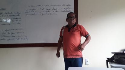 Anselmo Rodrigres Samias, de 57 anos, professor indígena do povo Kokama e ativista pela revitalização do idioma kokama.