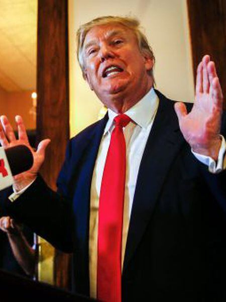 Donald Trump nesta segunda-feira em Chicago.