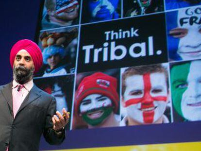 Mohanbir Sawhney, durante participação no World Business Forum de Madri