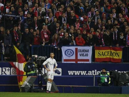 Cristiano Ronaldo, o maior artilheiro do d&eacute;rbi de Madri.