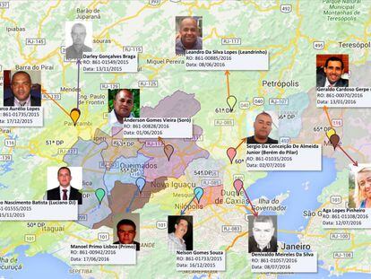 A polícia investiga as motivações dos assassinatos de pré-candidatos e vereadores na Baixada.