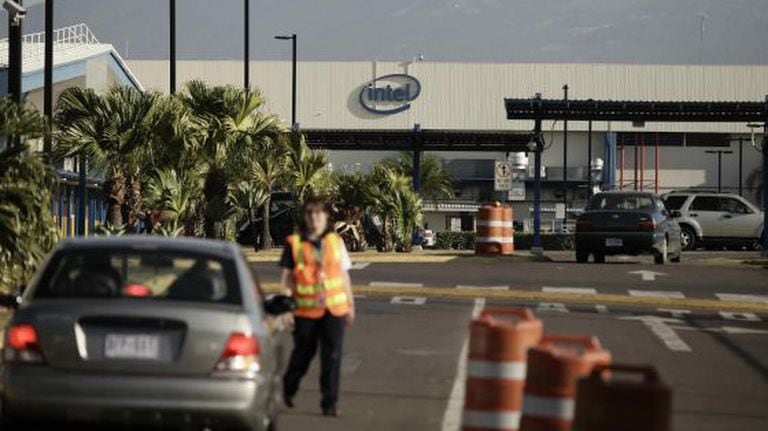 A fábrica da Intel, em San José (Costa Rica).