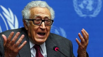 O enviado especial da ONU para a Síria, Lakhdar Brahimi.