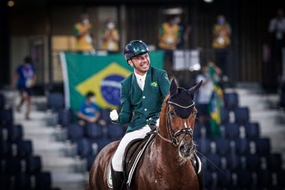 Rodolpho Riskalla conquistou a primeira medalha da história do adestramento paralímpico brasileiro.