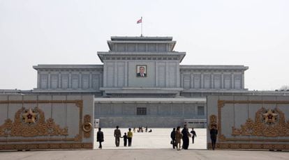 Mausoléu da Kim Il-sung em Pyongyang.