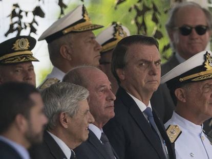 O presidente Jair Bolsonaro em evento no Rio.