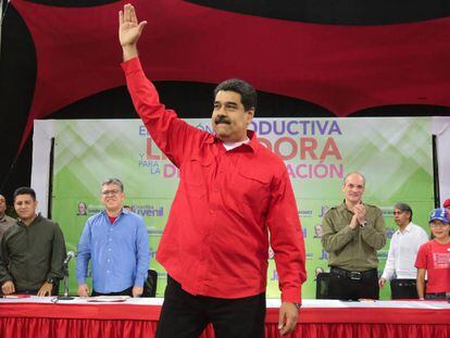 Nicolás Maduro na quarta-feira, em Caracas.