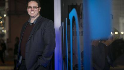 Ben Nelson, fundador da Universidade Minerva, durante visita a Barcelona