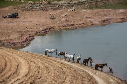 Represa de Jaguari, em São José dos Campos (SP).