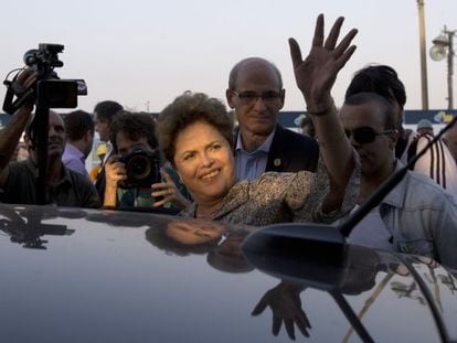 Dilma Rousseff, nesta sexta, no Rio de Janeiro.