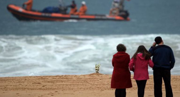 Praia de Meco, próxima a Lisboa, onde morreram os seis jovens universitários.