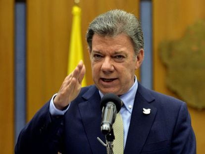 O Presidente de Colombia, Juan Manuel Santos.