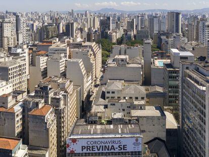 Vista do centro de São Paulo.