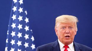 Trump, após seu discurso no Fórum de Davos na terça-feira.