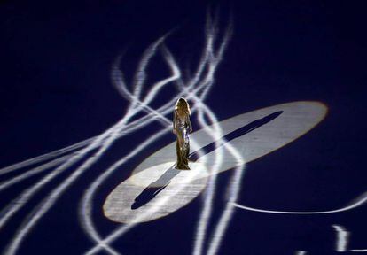 Gisele Bunchden na abertura das olimpiadas