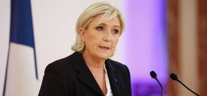 Marine Le Pen, candidata à presidência francesa pela Frente Nacional.