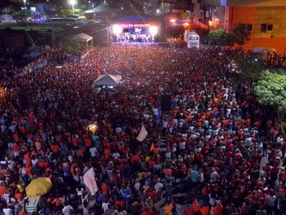 Caravana de Lula realiza ato em Mossoró, no último dia 28.